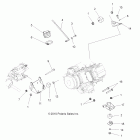 SPORTSMAN TOURING 500 HO - A11DH50AX/AZ Крепление двигателя
