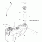 SPORTSMAN TOURING EPS 550 INTL - A11DX55FL Топлевный бак