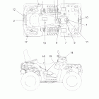 SPORTSMAN TOURING EPS 850 INTL - A11DX85FF Наклейки