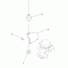 TRAIL BOSS 330 - A11EA32AA Engine, carburetor bracket