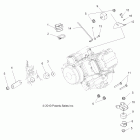 SPORTSMAN 400 HO 4X4 - A11MH46AX/AZ Крепление двигателя