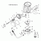 SCRAMBLER 500 4X4 - A11NG50AA Engine, lower carburetor