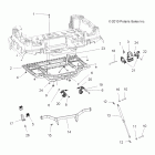 SPORTSMAN X2 550 - A11TN55AA/AZ Body, box frame and latch