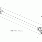 SPORTSMAN X2 550 - A11TN55AA/AZ Drive train, prop shaft, front (built 11 / 23 / 10 and a...