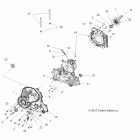 SPORTSMAN 550 - A11ZN55AA/AQ/AZ Drive train, main gearcase (built 3 / 01 / 11 and before...