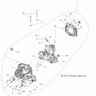 SPORTSMAN 550 - A11ZN55AA/AQ/AZ Drive train, main gearcase (built 3 / 02 / 11 and after)