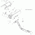 SPORTSMAN XP 850 - A11ZN85AA/AQ/AZ Глушитель