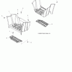 SPORTSMAN EPS 550 - A11ZX55AB/AK/AL/AT/AW/AX Body, footwells