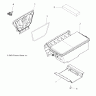 SPORTSMAN EPS 550 - A11ZX55AB/AK/AL/AT/AW/AX Body, storage, rear