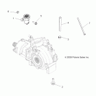 SPORTSMAN EPS 550 - A11ZX55AB/AK/AL/AT/AW/AX Drive train, gearcase mounting, front