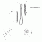 SPORTSMAN XP EPS 850 - A11ZX85AB/AK/AL/AO/AS/AT/AW/AX Цепь ГРМ