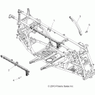 SPORTSMAN XP EPS 850 - A11ZX85AB/AK/AL/AO/AS/AT/AW/AX Chassis, main frame