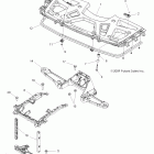 SPORTSMAN FOREST 850 - A11ZX85FF Body, front rack and supports