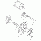RHINO 450 YXR45FYGR/YXR45FYR Муфта стартера