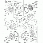 Mule 4010 Diesel 4X4 (KAF950-FDF) Rear hubs  /  brakes
