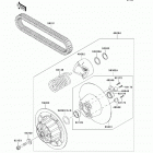 Mule 4010 Diesel 4X4 (KAF950-FDF) Driven converter  /  drive belt