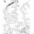 Mule 4010 Diesel 4X4 (KAF950-FDF) Front fender(s)(fcf  /  fdf)