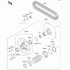 Teryx 750 FI 4X4 LE (KRF750-PDF) Driven converter  /  drive belt