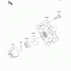 Teryx4 750 4x4 EPS (KRT750-ADFA) Front hubs  /  brakes