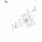 Teryx4 750 4x4 EPS LE (KRT750-CDF) Front hubs  /  brakes