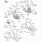 Teryx 750 FI 4X4 LE (KRF750-PDF) Детали рамы (фронт)