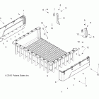 RANGER 6X6 800 - R12HR76AG/AR Body, box asm.