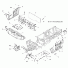 RANGER 6X6 800 - R12HR76AG/AR Body, floor and fenders