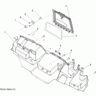 RANGER 6X6 800 - R12HR76AG/AR Body, glove box storage