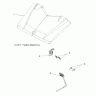RANGER 6X6 800 - R12HR76AG/AR Body, hood latch