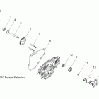RANGER 6X6 800 - R12HR76AG/AR Engine, oil pump and water pump