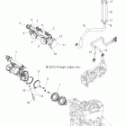 RANGER RZR XP 900 EFI - R12JT87AB/AD/AW Engine, throttle body and injector