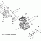 RANGER RZR XP 900 EFI - R12JT87AB/AD/AW Engine, transmission mounting