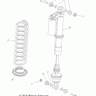 RANGER RZR XP 900 EFI - R12JT87AB/AD/AW Suspension, front shock mounting