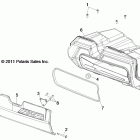 RANGER RZR XP INTL - R12JT9EFX Body, glovebox