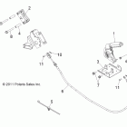 RANGER RZR XP INTL - R12JT9EFX Brakes, park brake