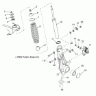 RANGER EV/LEV 4X4 - R12RC08GA/GH/FA/FH Передние аммортизаторы