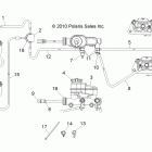 POLARIS LSV 4X4 - R12RC08LG Brakes, lines and master cylinder