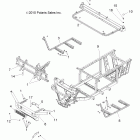 POLARIS LSV 4X4 - R12RC08LG Chassis, frame and front bumper