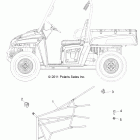 RANGER 400 4X4 - R12RH45AG/AH/AR Тело, боковые сетки