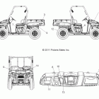 RANGER 500 4X4 - R12RH50AG/AH/AR/AZ Наклейки