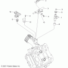 RANGER 500 4X4 - R12RH50AG/AH/AR/AZ Engine, fuel injection