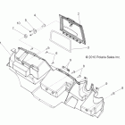 RANGER XP 800 - R12TH76/TH7E/TX7E Body, glove box storage