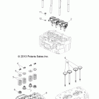 RANGER XP 800 - R12TH76/TH7E/TX7E Engine, cylinder head and valves