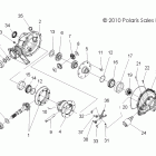 RANGER 900 DIESEL - R12TH90DG Drive train, rear gearcase