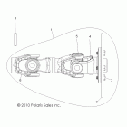 RANGER 900 DIESEL - R12TH90DG Drive train, rear prop shaft