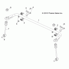 RANGER 900 DIESEL - R12TH90DG Suspension, rear stabilizer bar
