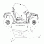 RANGER RZR S 800 EFI - R12VE76AD/AJ/AO Тело, боковые сетки