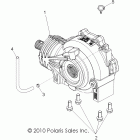 RANGER RZR S 800 EFI - R12VE76AD/AJ/AO Передний редуктор