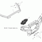RANGER RZR S 800 EFI - R12VE76AD/AO Body, front bumper