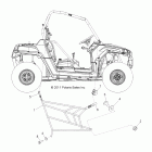 RANGER RZR S 800 EFI - R12VE76AD/AO Тело, боковые сетки